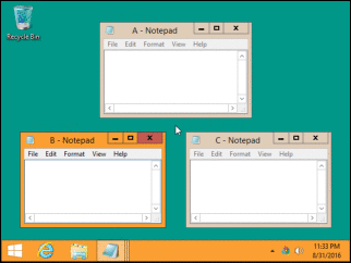 Multi tab desktop window manager