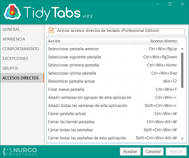 TidyTabs in Spanish