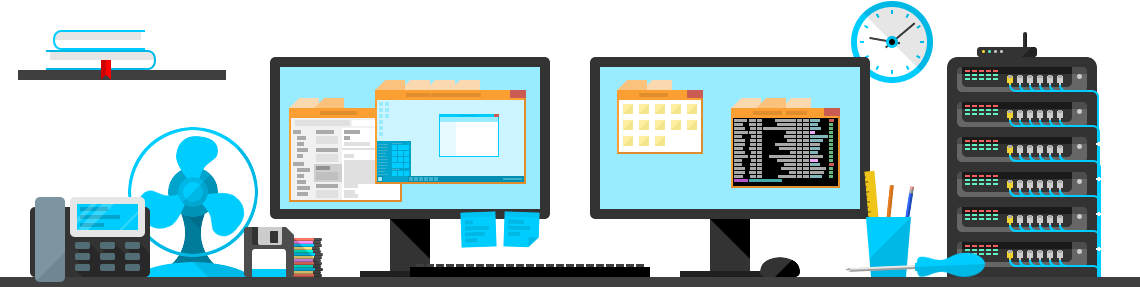 Example use case: A system administrator uses TidyTabs to group remote session windows, SSH terminals, command prompts, and messaging apps into dedicated tab frames.